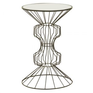 xuange-round-white-mirrored-glass-side-table-black-frame