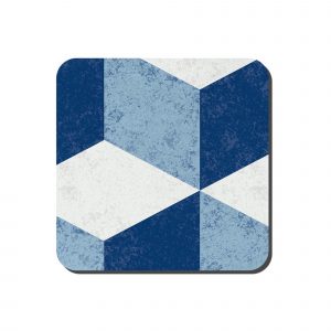Blue-Geometric-Square-Coaster_58893