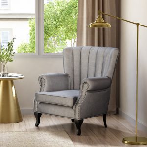 VelvetPleatedWingbackArmchair_3