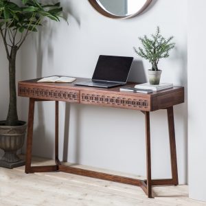Boi-Mango-Wood-2-Drawer-Desk-in-Brown-Image-2