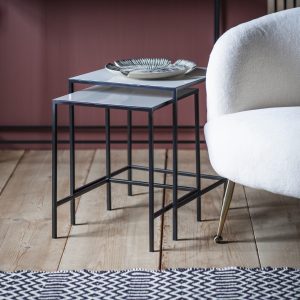 Calgary-Metal-Nest-of-2-Tables-in-Black-Image-2