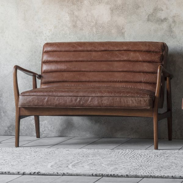 Dachia-Leather-2-Seater-Sofa-in-Brown-Image-2