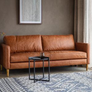 George-Leather-2-Seater-Sofa-in-Brown-Image-2