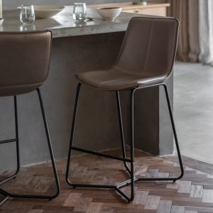 Hawkley-Faux-Leather-Bar-Stool-in-Taupe-Set-of-2-Image-2