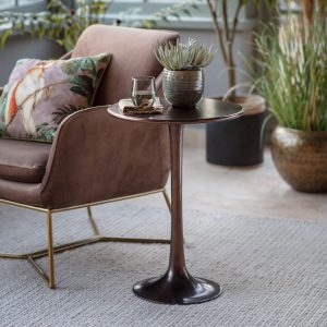 Legan-Metal-Side-Table-in-Bronze-Image-2