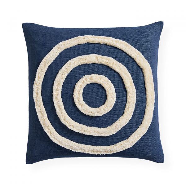 Pimlico_Bullseye_Pillow_Navy_Front_Spring23_Silo