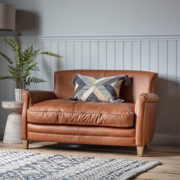 Pugsey-Leather-2-Seater-Sofa-in-Brown-Image-2