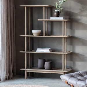 Queensbury-Oak-Display-Unit-in-Grey-Image-2