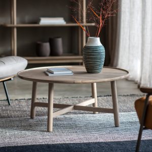 Queensbury-Oak-Round-Coffee-Table-in-Grey-Image-2
