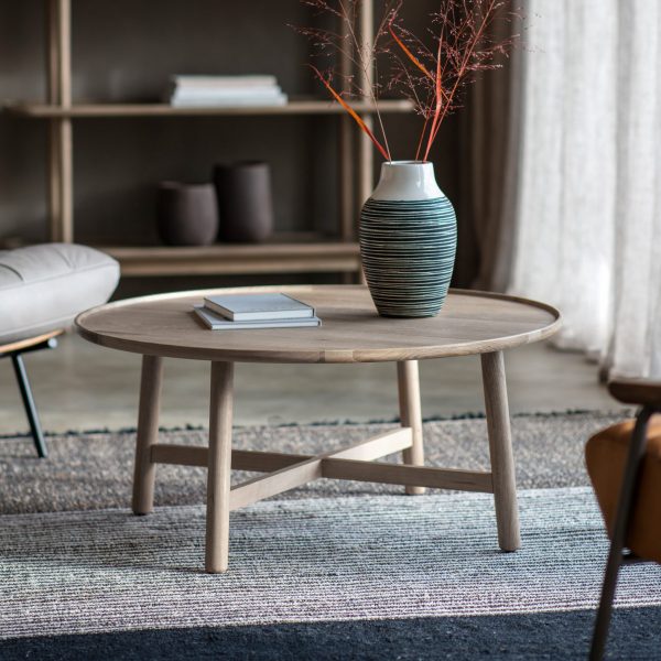Queensbury-Oak-Round-Coffee-Table-in-Grey-Image-2