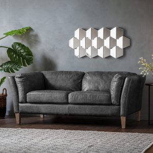 Rogate-Fabric-2-Seater-Sofa-in-Black-Image-2