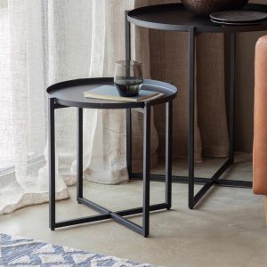 Sarana-Metal-Side-Table-in-Black-Image-2