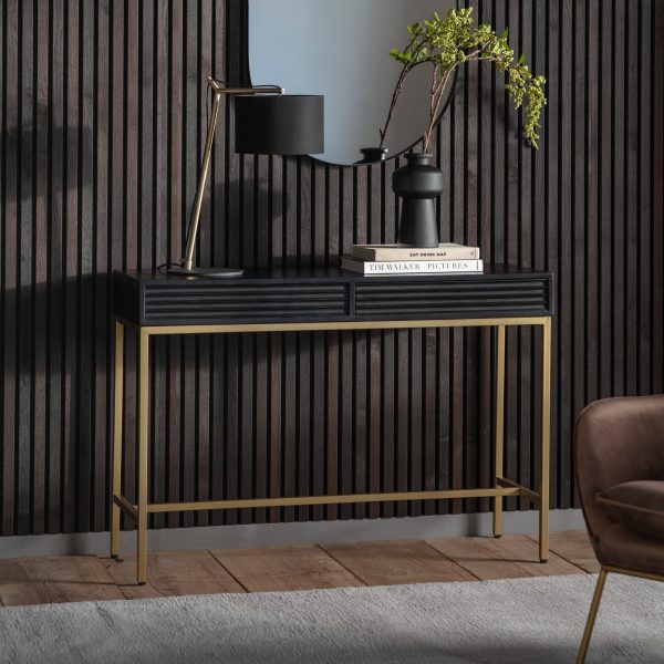Whittle-Mango-Wood-2-Drawer-Console-Table-in-Black-Image-2-1