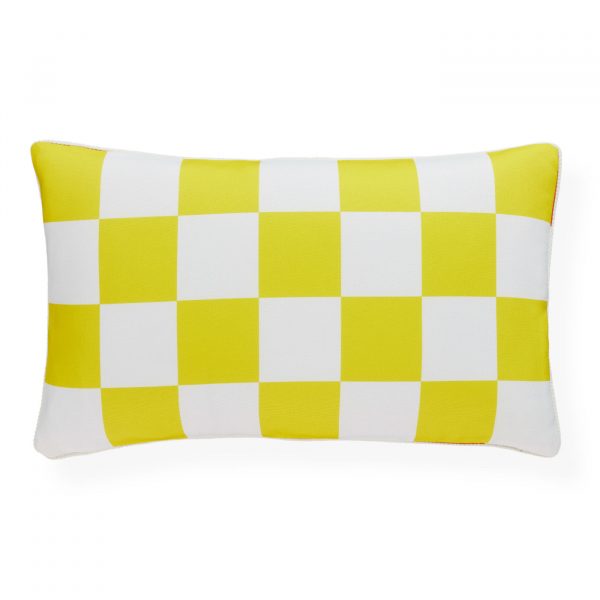 checkerboard_outdoor_pillow_orange-yellow_a