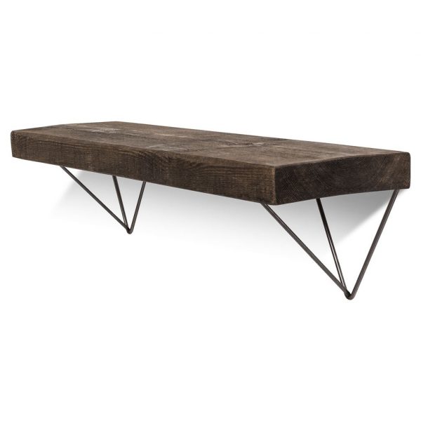 Bowes-Solid-Wood-Shelf-Raw-Steel-Brackets-9x2-Rustic-Shelf-22.5cmx5cm-6267-p