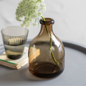 Brown_Recycled_Glass_Bottle_Vase