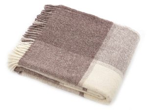 CheckedGrey_NaturalWelshWoolThrow