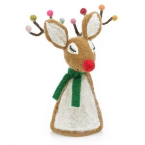 FeltScandiReindeerChristmasTreeTopper