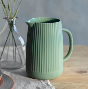 GreenRibbedCeramicJug1