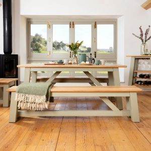 LangleyOakDiningBenchSundayStrollsquare