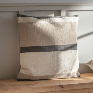 NeutralStripedCushion