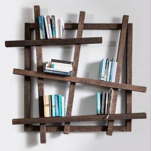 OuseburnWallHungWoodenBookShelf