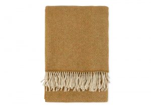 merino-cashmere-throw-herringbone-mustard-1853
