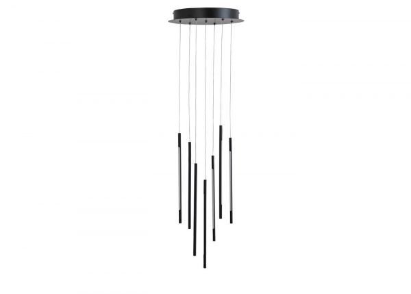 saber-led-chandelier-7lt-cluster-pendant-black-1205