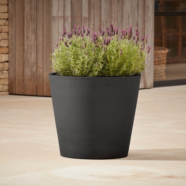 Gardenesque_x_Eco_Pots_Round_Plant_Pots_Charcoal