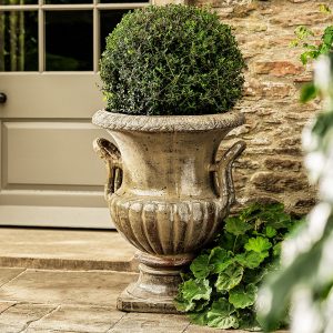 Large-urn-planter-honey-glaze