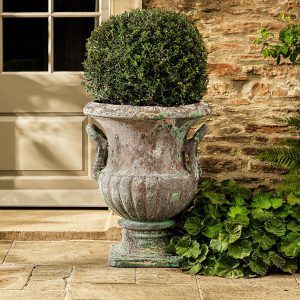 Large-urn-planter-turquoise-antique-glaze