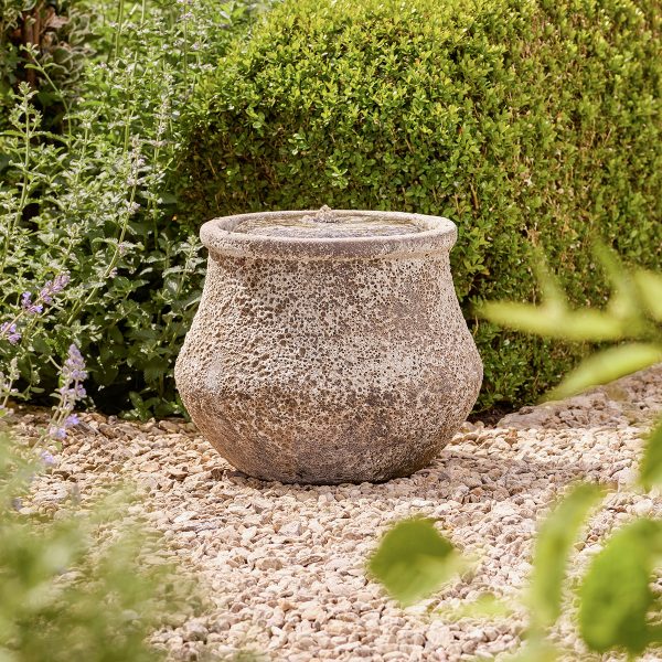 Remi_ancient_stone_effect_glazed_water_feature_for_garden