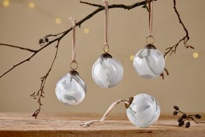 Lohara-Baubles-White-Set-of-4-nkuku