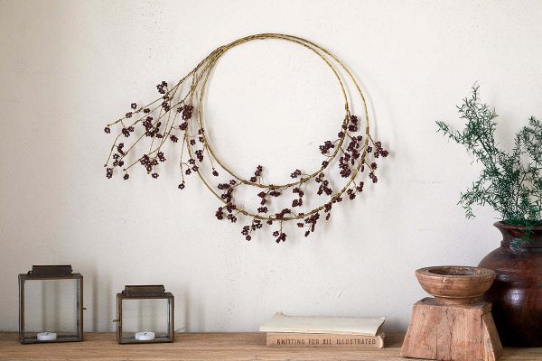 TW04-TW0401-TanuLayeredMangoWoodBeadedWreath-Brass_Ruby-nkuku-1