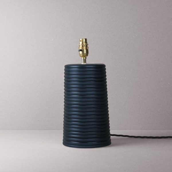 Black_Ridged_Tapered_Lamp_ANTA_Scotland_-3