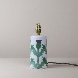 Cream_Thistle_Small_Tapered_Lamp_ANTA_Scotland_01