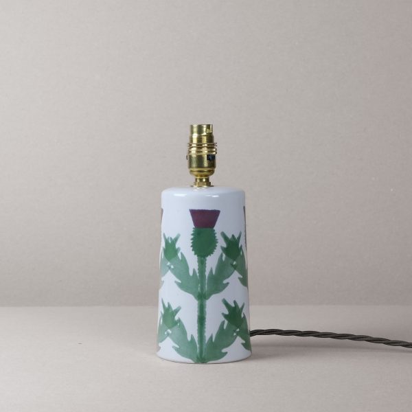 Cream_Thistle_Small_Tapered_Lamp_ANTA_Scotland_01