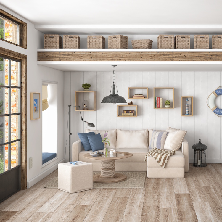 Living Room - White - shutterstock_427518739